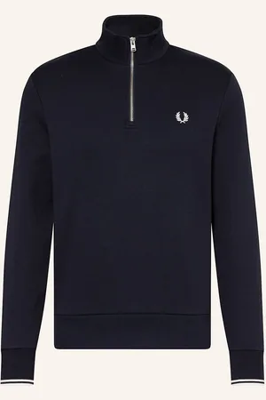 Fred Perry Mikina Sweat Troyer tmavě modrá