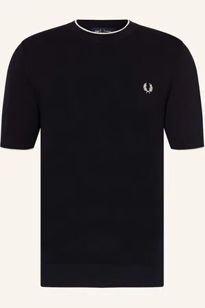 Fred Perry Úpletové Tričko tmavě modrá