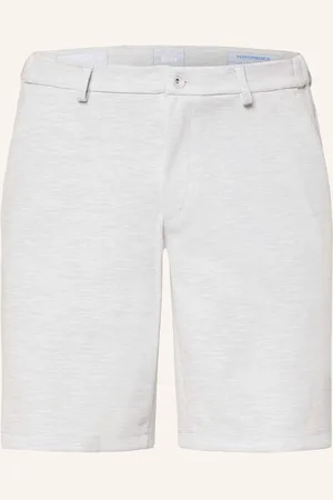 Brax Šortky Silvio Tapered Fit světle šedá