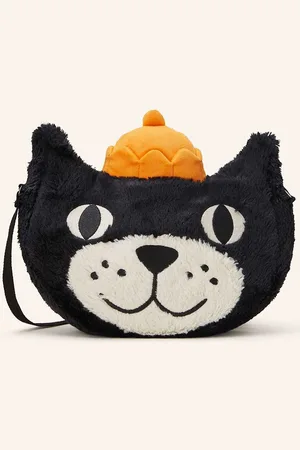 Jellycat Taška Přes Rameno černá oranžová bílá
