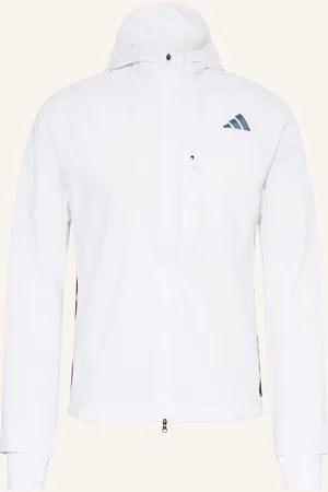 adidas Běžecká Bunda Adizero bílá světle šedá