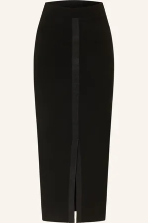 Dorothee Schumacher Úpletová Sukně Shimmering Merino Z Merino Vlny černá