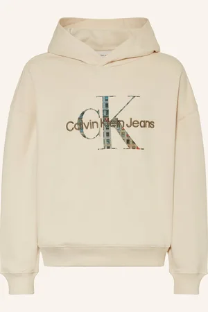 Calvin Klein Mikina S Kapucí režná
