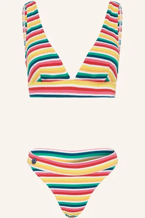 Cafe du Cycliste Café Du Cycliste Bralette Bikiny Olivia žlutá červená zelená