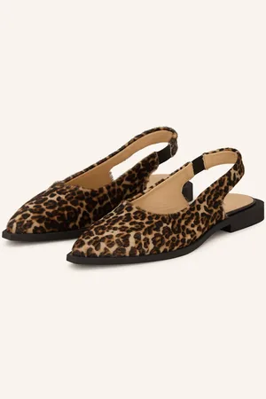 Copenhagen Shoes Sling Baleríny cph416 tmavě hnědá světle hnědá hnědá