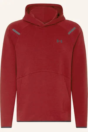 Under Armour Mikina S Kapucí Ua Unstoppable tmavě červená