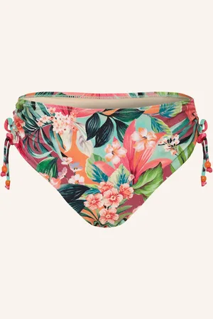 Marie Jo High Waist Bikinové Kalhotky Norma Jeanne S Ozdobnými Perličkami oranžová zelená růžová