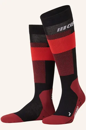 CEP Lyžařské Ponožky Merino Compression - Tall S Merino Vlnou