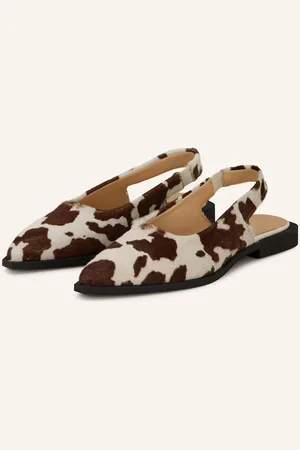 Copenhagen Shoes Sling Baleríny cph416 režná hnědá