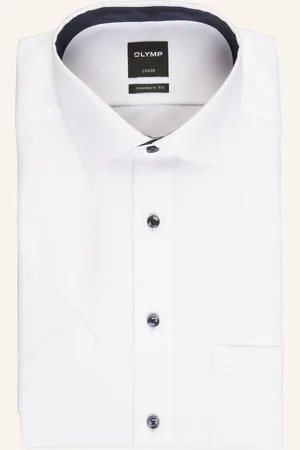 Olymp Košile Luxor Modern Fit, S Krátkým Rukávem bílá