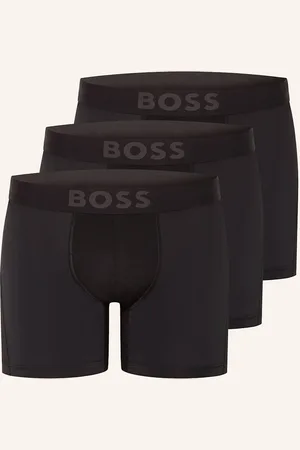 HUGO BOSS Boxerky, 3 Kusy V Balení černá