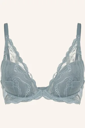 Calvin Klein Vyztužená Podprsenka Lightly Lined černošedá