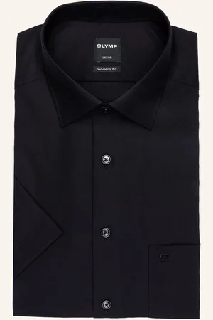 Olymp Košile Luxor Modern Fit, S Krátkým Rukávem černá