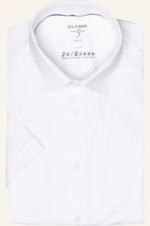 Olymp Košile S Krátkým Rukávem Level Five 24 Seven Body Fit