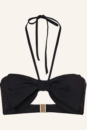 Seafolly Bandeau Horní Díl Bikin Beau Bow černá