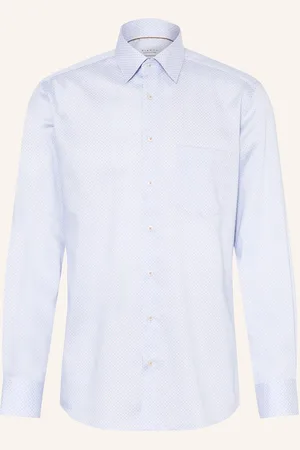 ETERNA Košile Modern Fit béžová tmavě modrá bílá