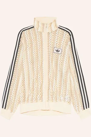adidas Pletený Kardigan režná krémová béžová