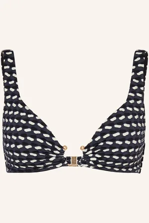 Seafolly Bralette Horní Díl Bikin Mala tmavě modrá černá bílá