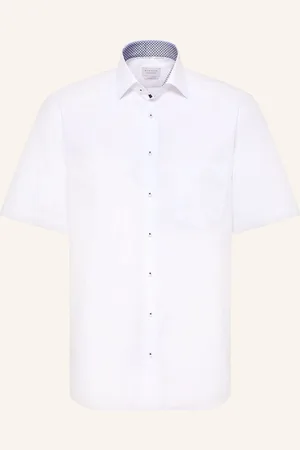 ETERNA Košile S Krátkým Rukávem Modern Fit bílá