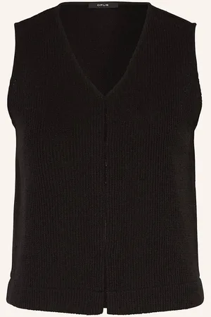 Opus Pletený Top Gopica černá