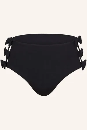 Seafolly High Waist Bikinové Kalhotky Beau Bow černá