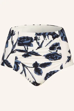 Seafolly High Waist Bikinové Kalhotky Rococo režná modrá černá