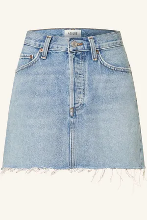 AGOLDE Džínová Sukně V-Waist Mini