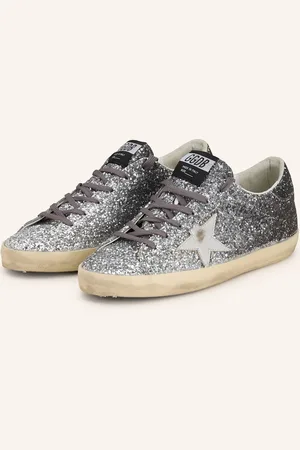Golden Goose Sneakersy Super-Star černá stříbrná
