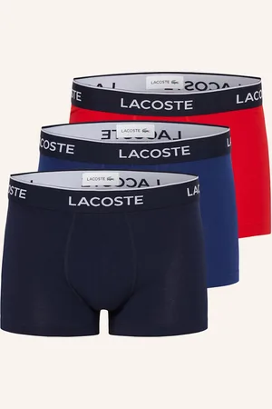 Lacoste Boxerky, 3 Kusy V Balení modrá tmavě modrá červená