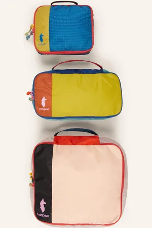 COTOPAXI 3dílná Sada Organizérů Cubos žlutá modrá červená
