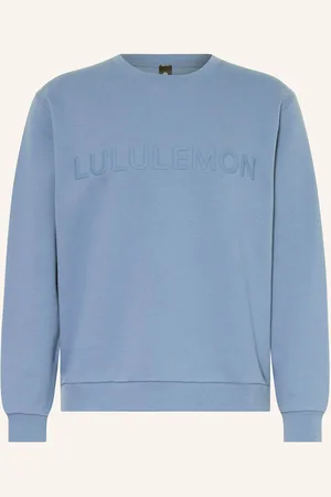 Lululemon Mikina Steady State Crew Graphic tmavě modrá