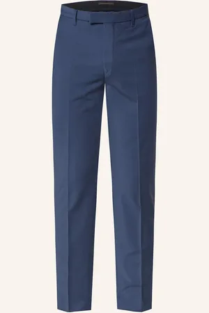 Drykorn Oblekové Kalhoty Piet Slim Fit modrá
