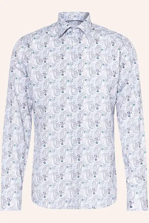 Eton Košile Slim Fit bílá modrá zelená