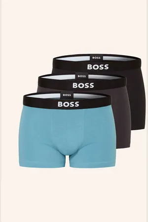 HUGO BOSS Boxerky One, 3 Kusy V Balení tmavě modrá černá šedá