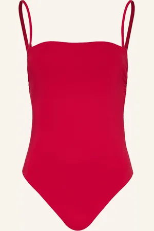 Calvin Klein Bandeau Plavky červená