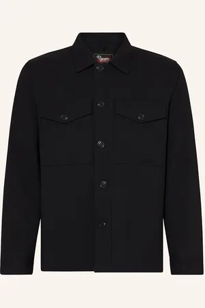 Woolrich Svrchní Košile tmavě modrá