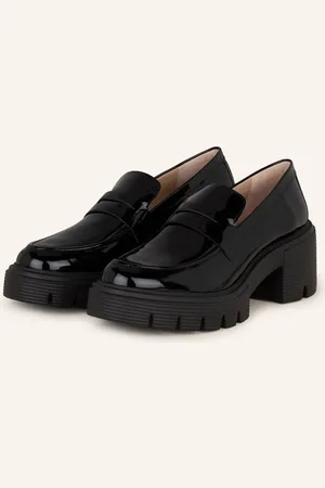 Stuart Weitzman Mokasíny Typu Penny Soho černá