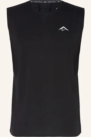 Nike Běžecké Tričko Solar Chase černá