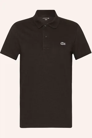 Lacoste Úpletová Polokošile Regular Fit černá