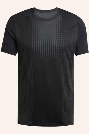 adidas Tričko Airchill černá tmavě šedá