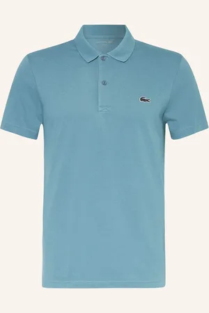 Lacoste Úpletová Polokošile Regular Fit modrá