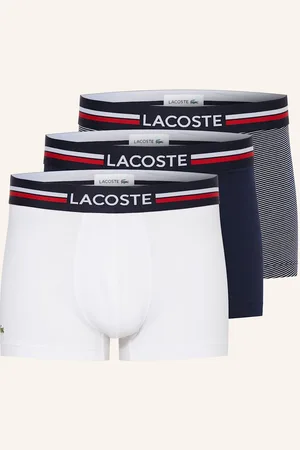 Lacoste Boxerky, 3 Kusy V Balení bílá tmavě modrá