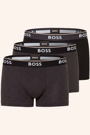 HUGO BOSS Boxerky Power, 3 Kusy V Balení černá šedá