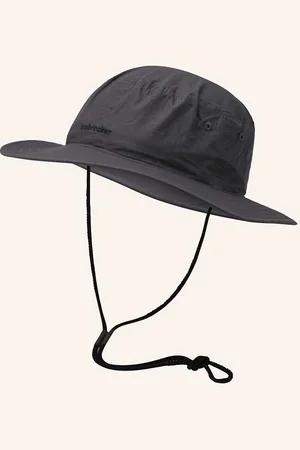Icebreaker Klobouk Bucket Hat Shell+™ Cotton tmavě šedá
