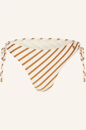 Beachlife Trojúhelníkové Bikinové Kalhotky Spice Stripe krémová koňaková