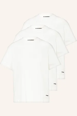 Jil Sander Sada 3 Triček bílá