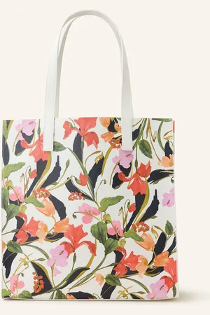 Ted Baker Kabelka Flowela Medium krémová zelená růžová