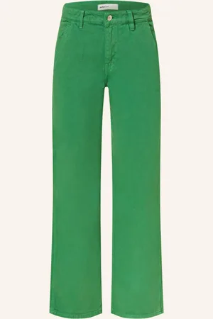 Gina Tricot Džíny Carpenter zelená