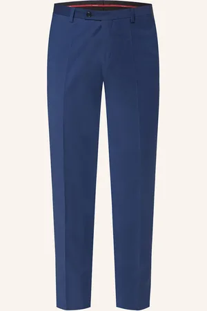 Club of Gents Oblekové Kalhoty Cedric Slim Fit 62 modrá