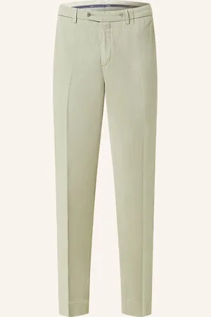 Hackett Chino Kalhoty Slim Fit světle zelená